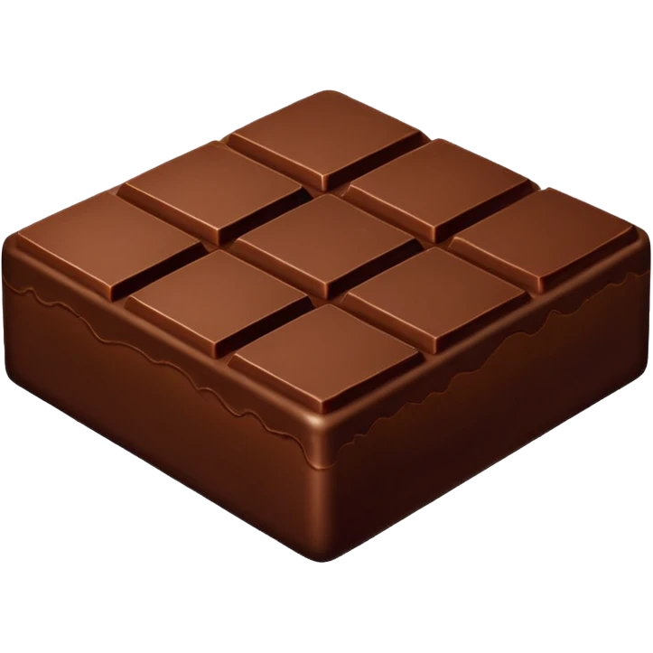 square chocolate piece emoji