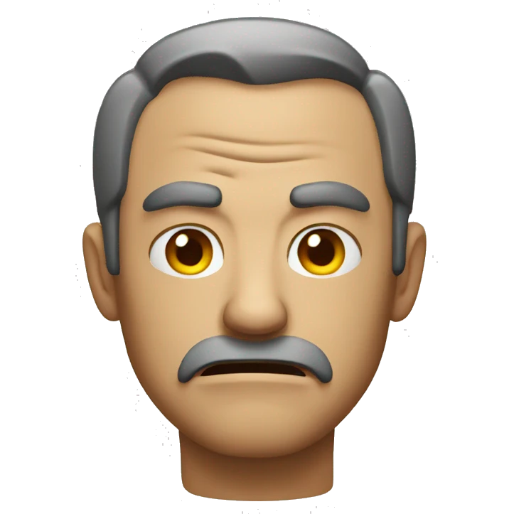Angry man emoji