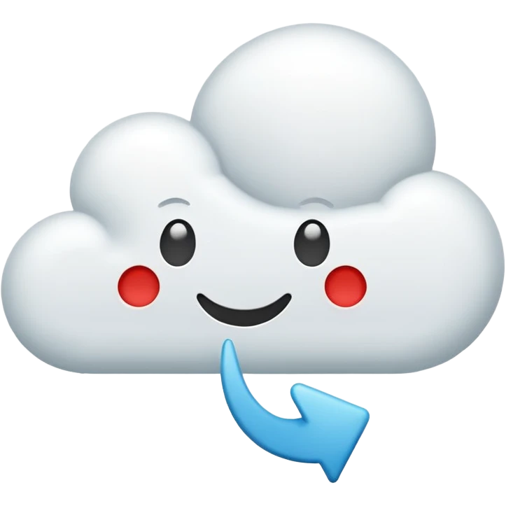 speech cloud with check mark emoji