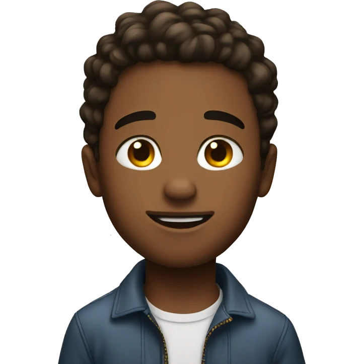 Dreamming boy emoji