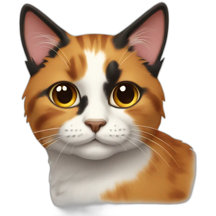 calico cat emoji