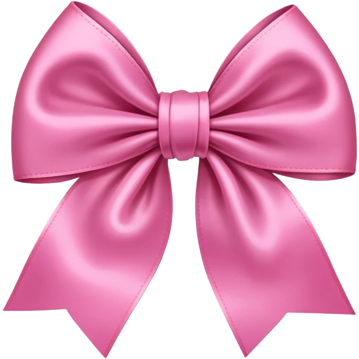Pink bow emoji