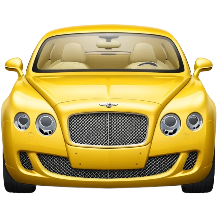 Yellow Bentley emoji