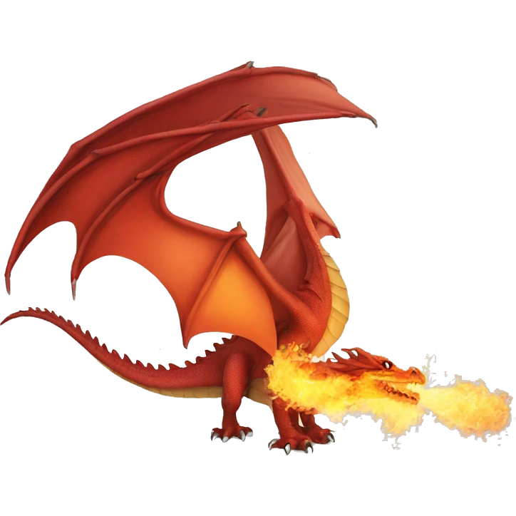 fire breathing dragon emoji