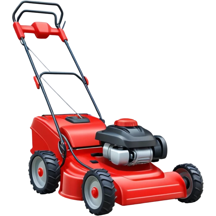 Red Lawnmower emoji