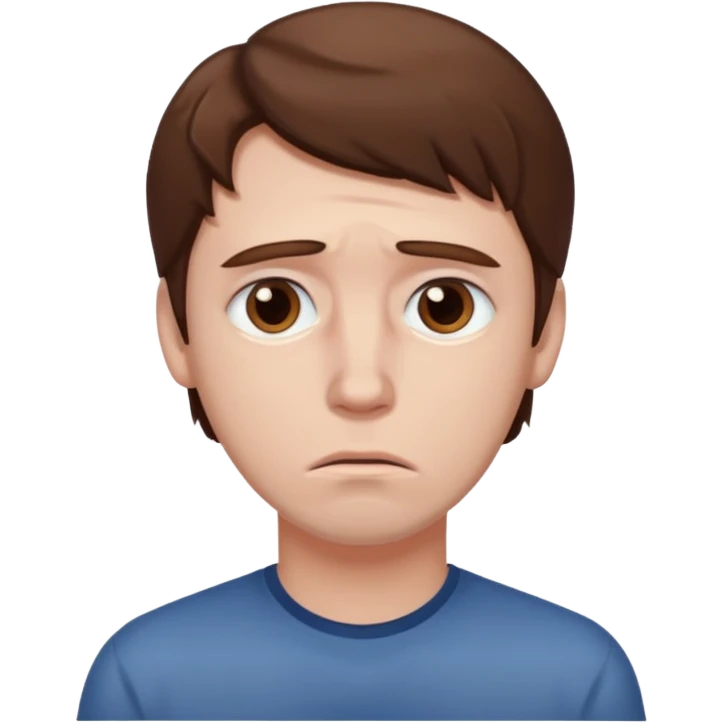 sad man emoji