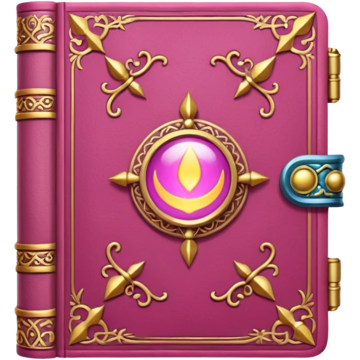 pink spell book emoji