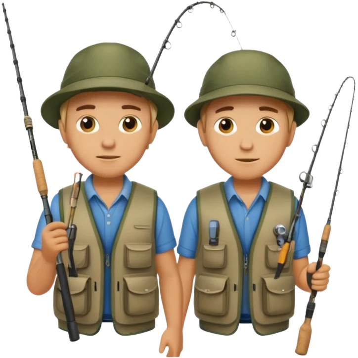 two brothers fishing emoji