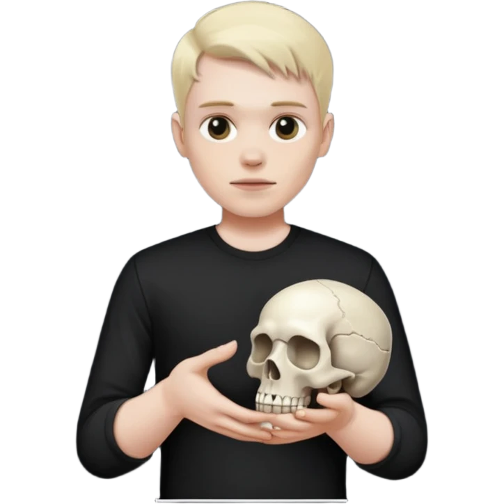 🤫+💀 emoji