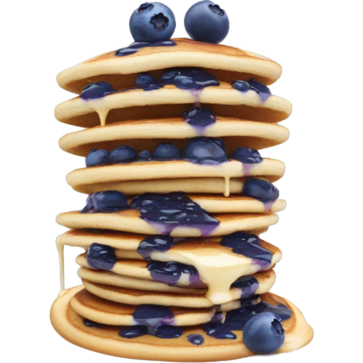 Blueberry pancakes  emoji