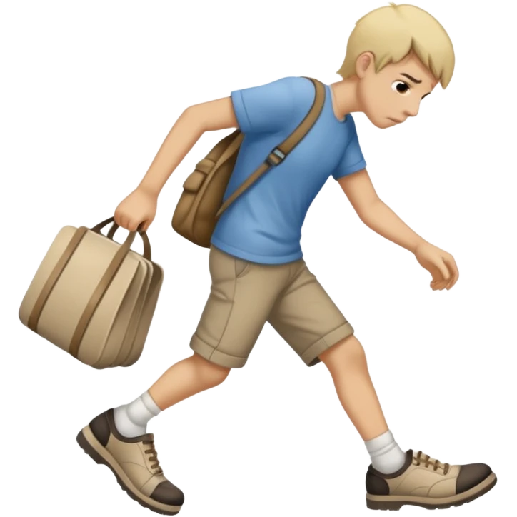 drag your ass (meaning really slow) emoji