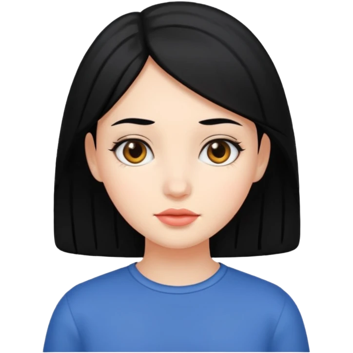 Girl with black hair sucks dick  emoji