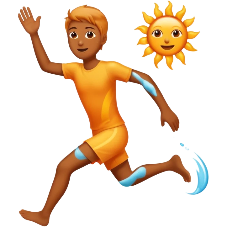 skipping sunscreen emoji