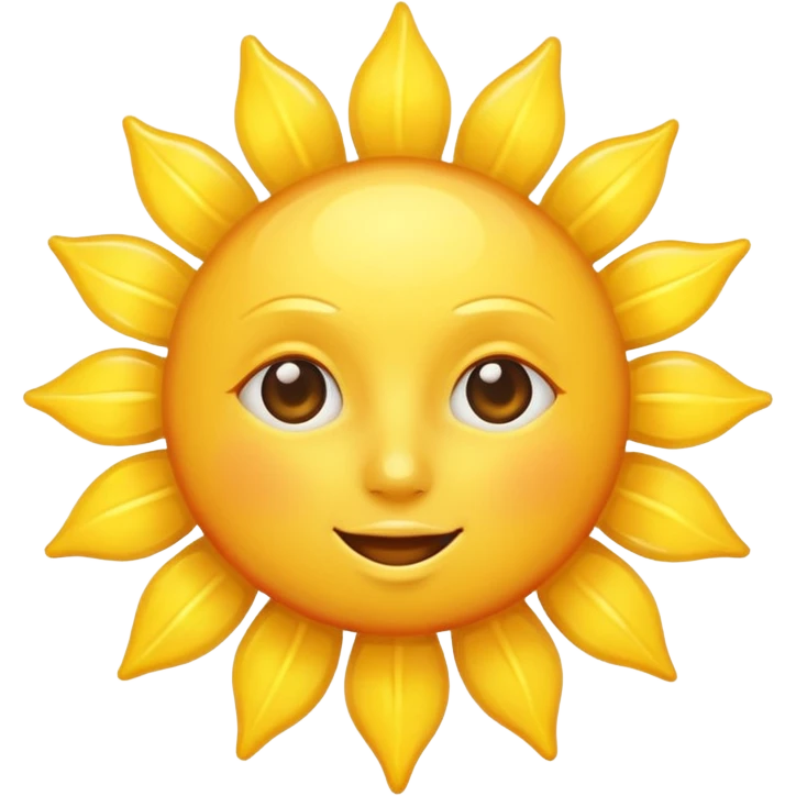 make a sun without faces emoji