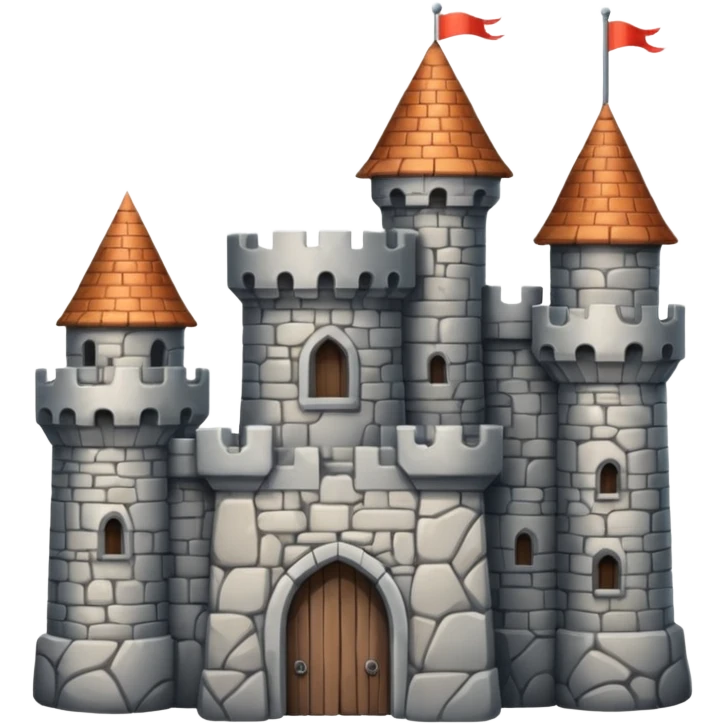 Old castle emoji