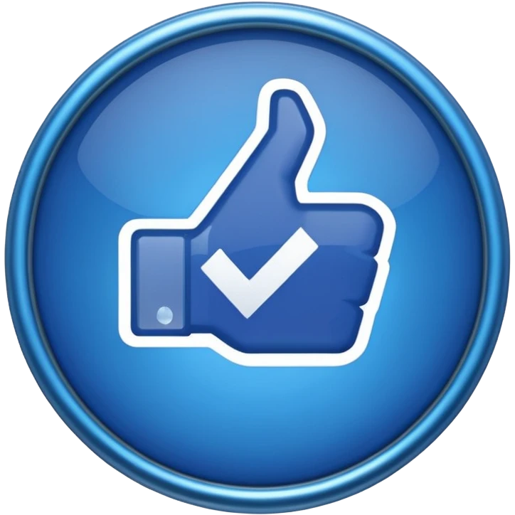 Facebook Verified blue tick emoji