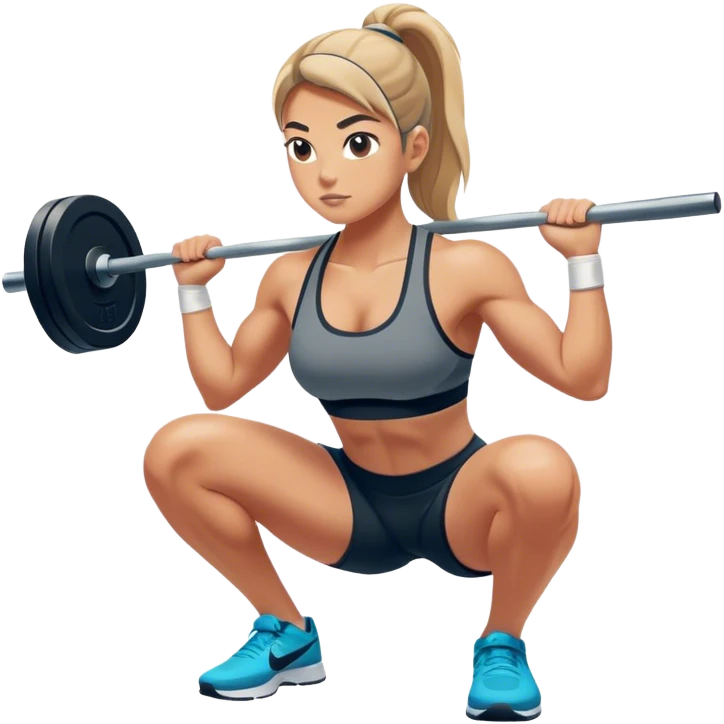 nike athlete weighted squats emoji