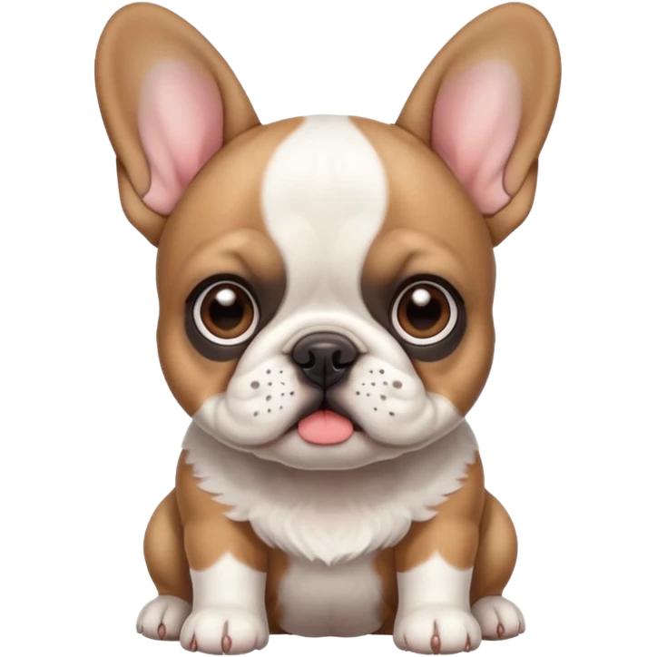 a French bulldog puppy emoji