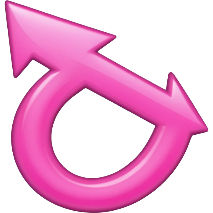 Pink reverse arrow  emoji