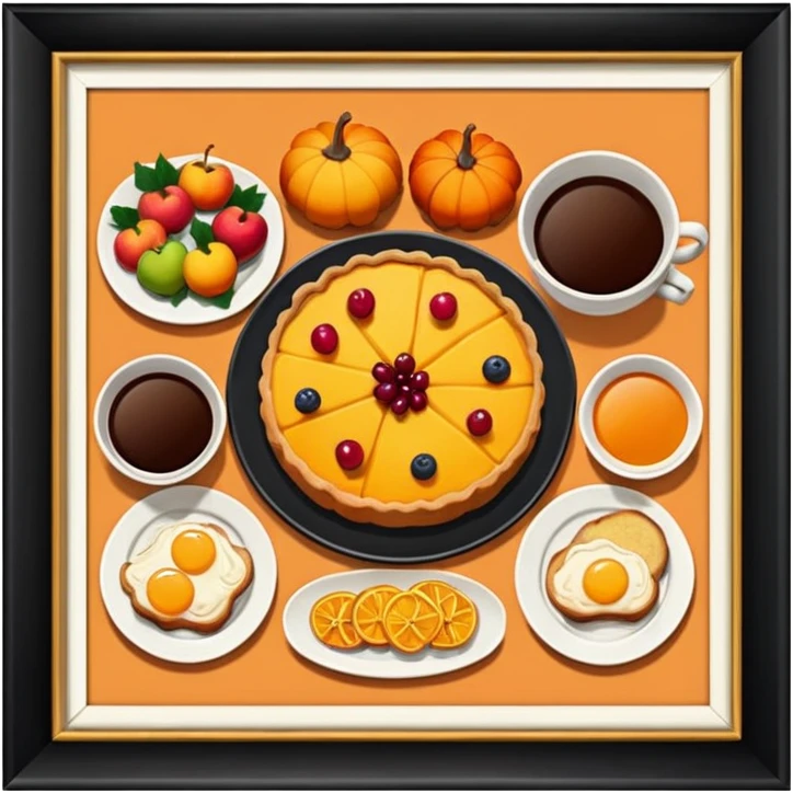 autumn brunch emoji