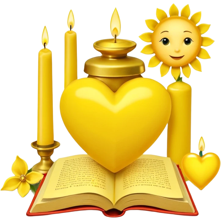 with this color code, #fff59b:

- heart emoji,
- diamond emoji,
- book emoji,
- feet emoji (footsteps),
- people hugging emoji,
- candle emoji,
- bell emoji,
- notification emoji,
- mobile emoji,
- love letter emoji,
- sun emoji
- seed emoji emoji