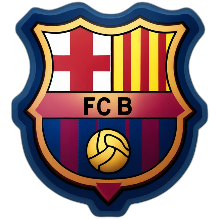 Fc Barcelona logo emoji