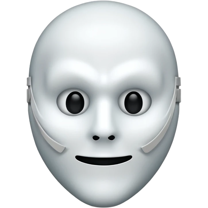 Ghost face emoji