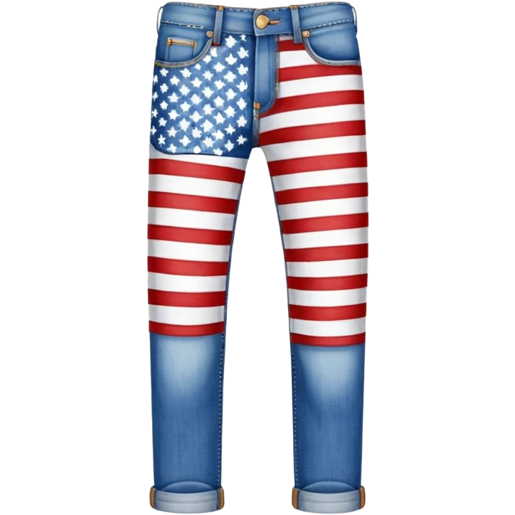 American flag Jeans emoji