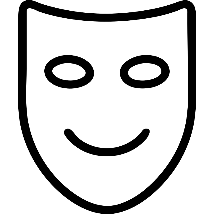 сценическая маска emoji
