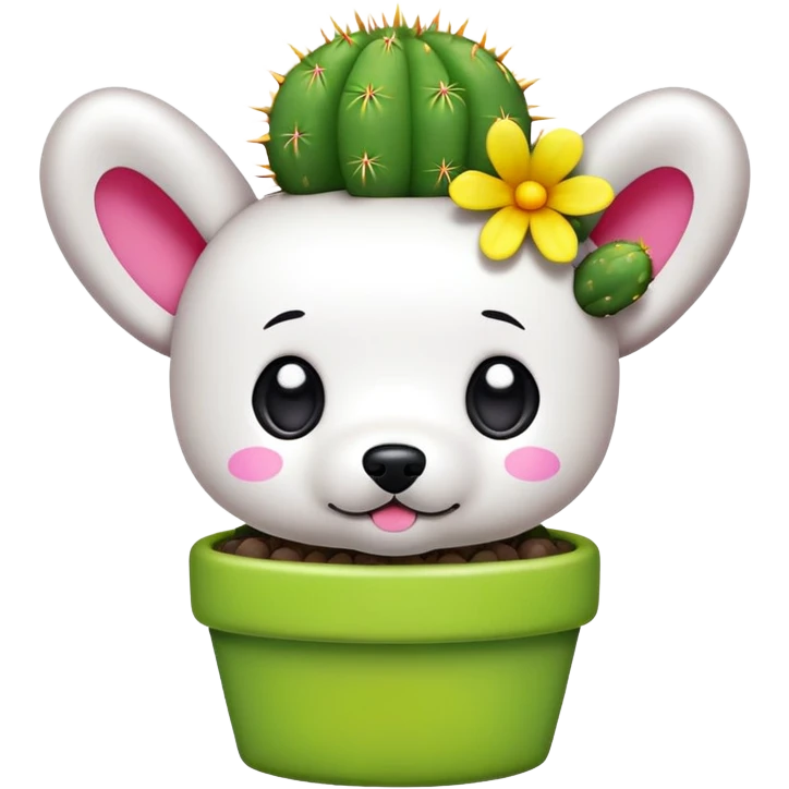 toki doki cactus dog emoji