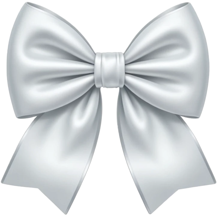 🎀white emoji