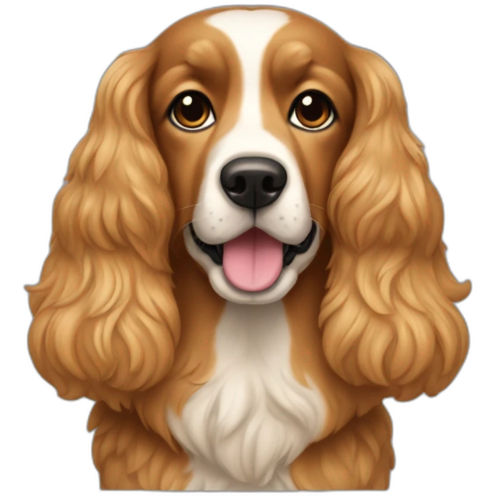 Perro cocker emoji