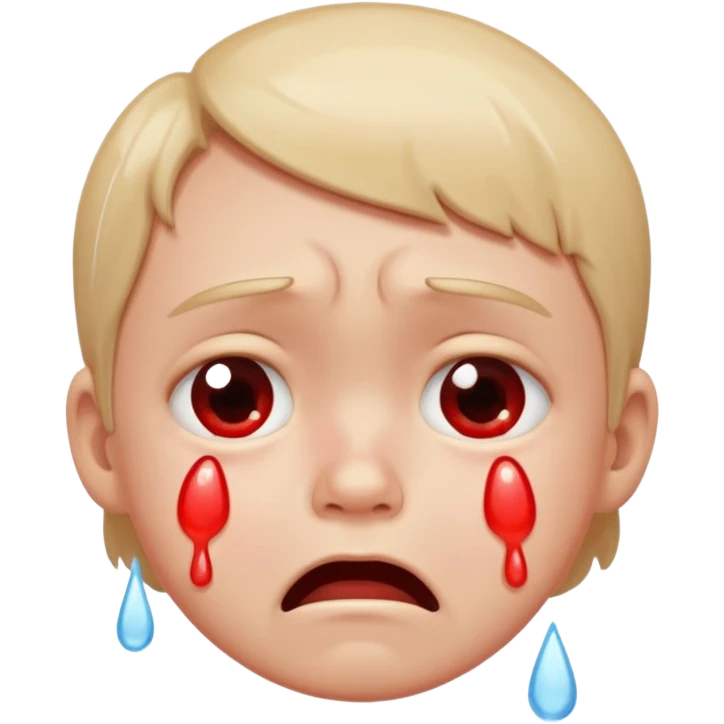 Crying kid emoji
