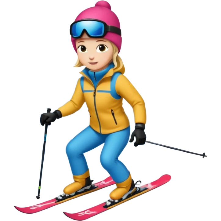A person is skiing on the snow
person emoji