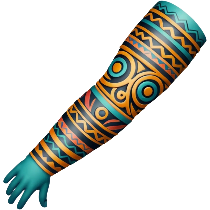 arm tattoo emoji