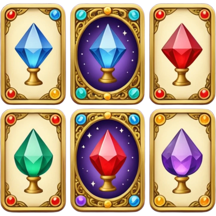 fortune telling cards emoji