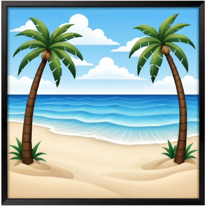 Beach emoji