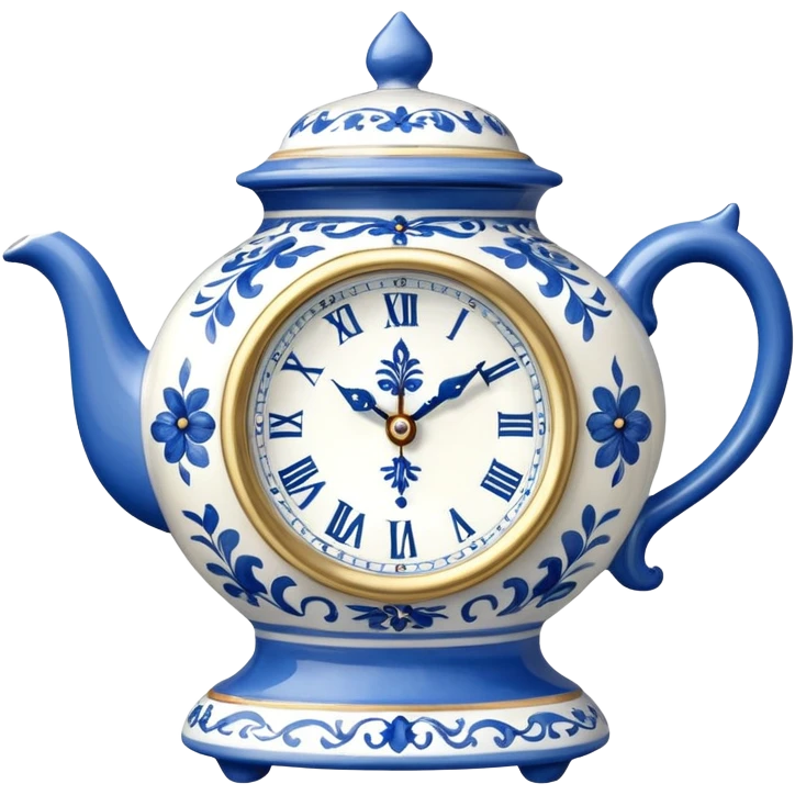 Tea clock it  emoji