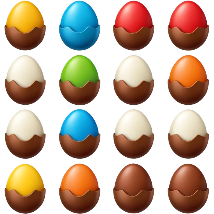Kinder eggs emoji