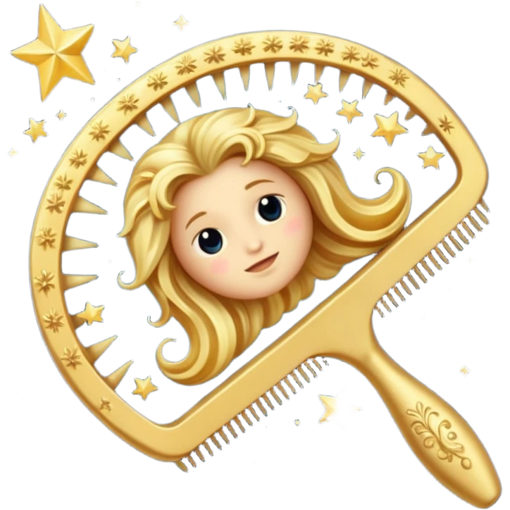 horoscope hairbrush emoji