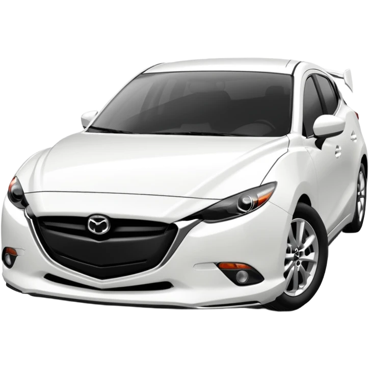 white mazda 3 2025 shape emoji
