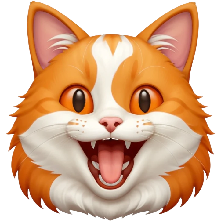 Cat laughing emoji
