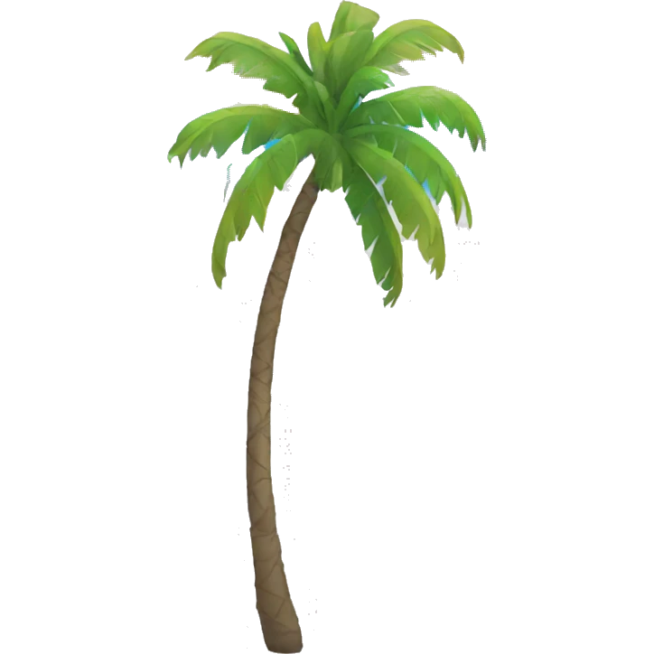 rainbow palm tree emoji