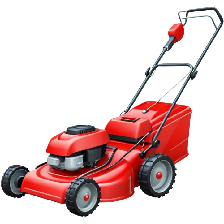 Red Lawnmower emoji