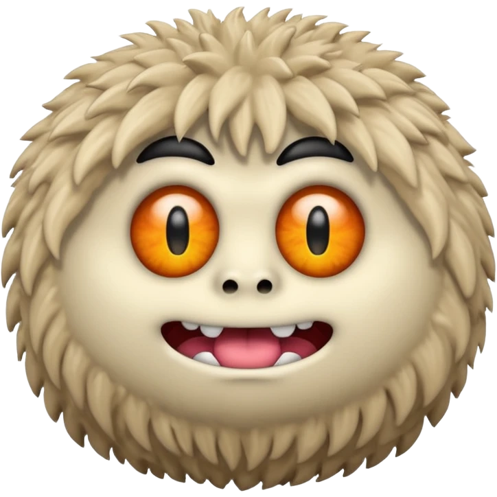 wool monster face body emoji