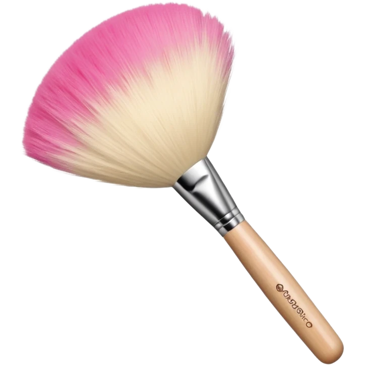 Blush makeup brush emoji