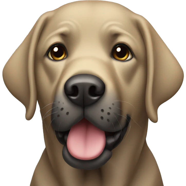 Black Labrador  emoji