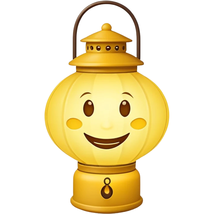 فانوس يبتسم ايموجي emoji