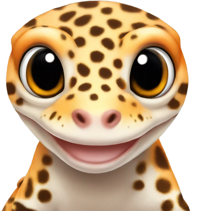 leopard gecko orange  emoji