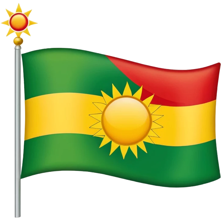 Kurdish flag emoji